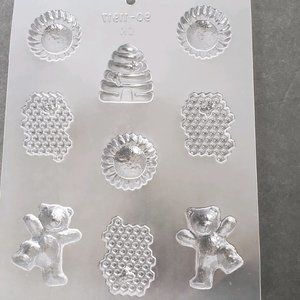 Bear and Honeycomb Chocolate Molds